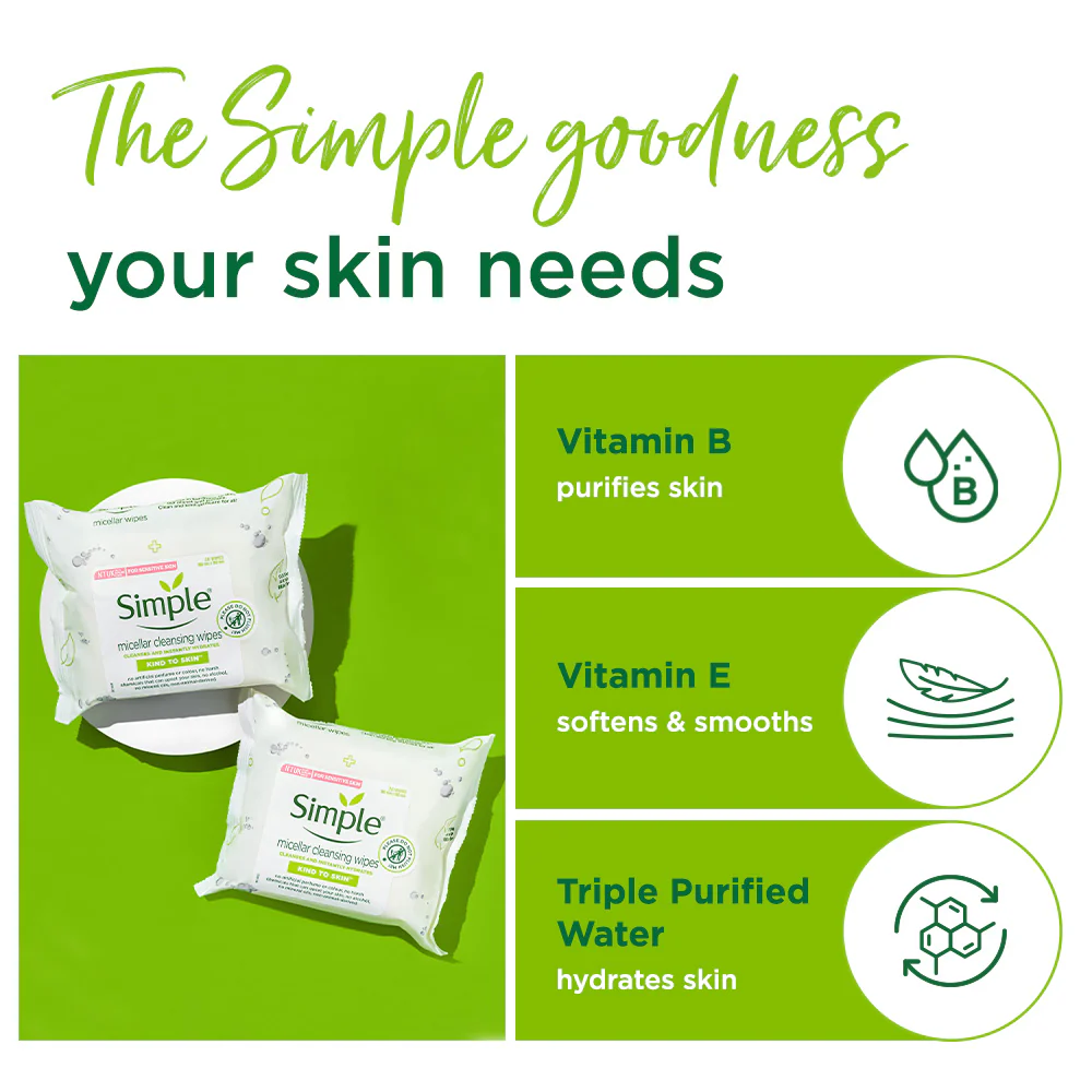 Micellar Cleansing Wipes - 25 wipes - Image 4
